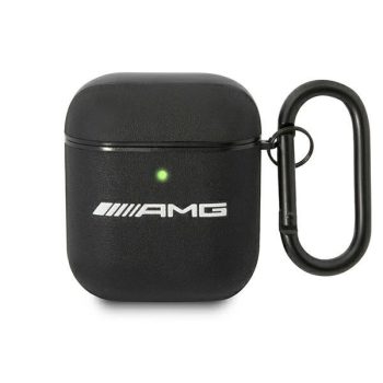 AMG AMA2SLWK AirPods cover Leather tok, fekete