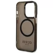 Guess GUHMP14LHTCMK iPhone 14 Pro 6.1" Outline Translucent MagSafe tok, arany