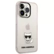 Karl Lagerfeld KLHCP14LCTTRI iPhone 14 Pro 6,1" Choupette Body tok, rózsaszín