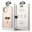 Karl Lagerfeld KLHMP14SSLKHLP iPhone 14 6,1" Silicone Karl's Head Magsafe light tok, rózsaszín