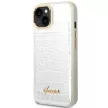 Guess GUHCP14SHGCRHS iPhone 14 6.1" Croco Collection tok, ezüst