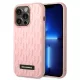 Karl Lagerfeld KLHCP14LRUPKLPP iPhone 14 Pro 6,1" 3D Monogram tok, rózsaszín