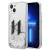 Karl Lagerfeld KLHCP14SLBKLCS iPhone 14 6,1" Liquid Glitter Big KL tok, ezüst