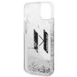 Karl Lagerfeld KLHCP14SLBKLCS iPhone 14 6,1" Liquid Glitter Big KL tok, ezüst