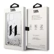 Karl Lagerfeld KLHCP14SLBKLCS iPhone 14 6,1" Liquid Glitter Big KL tok, ezüst