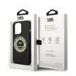 Karl Lagerfeld KLHCP14LSRSGRCK iPhone 14 Pro 6,1" Silicone RSG tok, fekete