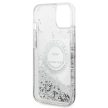 Karl Lagerfeld KLHCP14MLCRSGRS iPhone 14 Plus / 15 Plus 6,7" hardcase Liquid Glitter RSG tok, ezüst