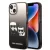 Karl Lagerfeld KLHCP14STGKCK iPhone 14 6,1" Gradient Ikonik Karl & Choupette tok, fekete