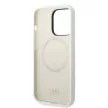 Karl Lagerfeld KLHMP14XSNCHBCH iPhone 14 Pro Max 6.7" Silicone Choupette MagSafe tok, fehér