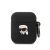 KARL LAGERFELD KLA2RUNIKK Apple Airpods 1 / 2 3D Sil NFT Karl tok, fekete