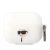 Karl Lagerfeld KLAPRUNIKH AirPods Pro cover Silicone Karl Head 3D tok, fehér