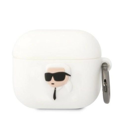 KARL LAGERFELD KLA3RUNIKH Apple Airpods 3 3D Sil NFT Karl tok, fehér