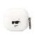 KARL LAGERFELD KLA3RUNCHH Apple Airpods 3 3D Sil NFT Choupette tok, fehér
