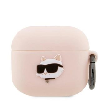   KARL LAGERFELD KLA3RUNCHP Apple Airpods 3 3D Sil NFT Choupette tok, rózsaszín