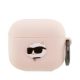 KARL LAGERFELD KLA3RUNCHP Apple Airpods 3 3D Sil NFT Choupette tok, rózsaszín