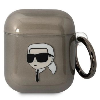   Karl Lagerfeld KLA2HNIKTCK AirPods 1/2 cover Karl's Head tok, fekete