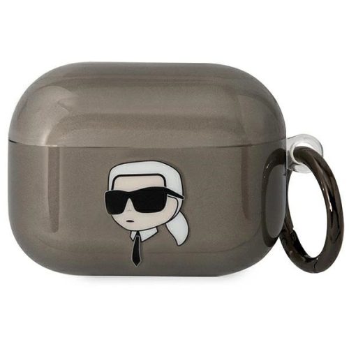Karl Lagerfeld KLAPHNIKTCK AirPods Pro cover Karl's Head tok, fekete