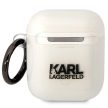 Karl Lagerfeld case Airpods 1 / 2 KLA2HNCHTCT Ikonik Choupette tok, átlátszó