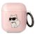 Karl Lagerfeld KLA2HNCHTCP Airpods 1/2 cover Ikonik Choupette tok, rózsaszín