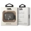 Karl Lagerfeld KLAPHNKCTGK Airpods Pro cover Gliter Karl&Choupette tok, fekete