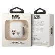 Karl Lagerfeld KLACA2SILKCW AirPods 1/2 Silicone Karl & Choupette tok, fehér