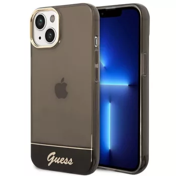   Guess GUHCP14SHGCOK iPhone 14 6.1" Translucent tok, fekete