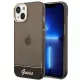 Guess GUHCP14SHGCOK iPhone 14 6.1" Translucent tok, fekete