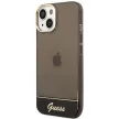 Guess GUHCP14SHGCOK iPhone 14 6.1" Translucent tok, fekete