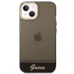 Guess GUHCP14SHGCOK iPhone 14 6.1" Translucent tok, fekete