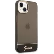 Guess GUHCP14SHGCOK iPhone 14 6.1" Translucent tok, fekete