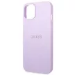 Guess GUHCP14MPSASBPU iPhone 14 Plus / 15 Plus 6.7" Saffiano Strap tok, lila