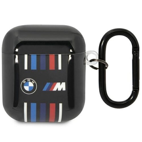 BMW BMA222SWTK AirPods 1/2 cover Multiple Colored Lines tok, fekete