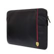 Ferrari Carbon&Smooth case a 14" laptop tok, fekete