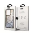 Karl Lagerfeld iPhone 14 Pro Max 6,7" KLHCP14XLCKVK Magsafe Liq Glitter Elong tok, fekete