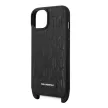 Karl Lagerfeld KLHCP14SSTMMK iPhone 14 6,1" Monogram Plaque Logo Strap tok, fekete