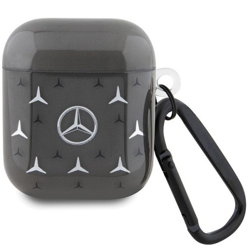 Mercedes MEA28DPMGS AirPods 1/2 cover Large Star Pattern tok, fekete