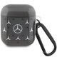 Mercedes MEA28DPMGS AirPods 1/2 cover Large Star Pattern tok, fekete