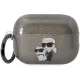 Karl Lagerfeld KLAP2HNKCTGK Airpods Pro 2 (2022/2023) cover Glitter Karl&Choupette tok, fekete
