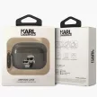 Karl Lagerfeld KLAP2HNKCTGK Airpods Pro 2 (2022/2023) cover Glitter Karl&Choupette tok, fekete
