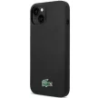 Lacoste LCHMP14SSLOK iPhone 14 6.1" tok, fekete Silicone MagSafe