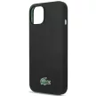 Lacoste LCHMP14SSLOK iPhone 14 6.1" tok, fekete Silicone MagSafe