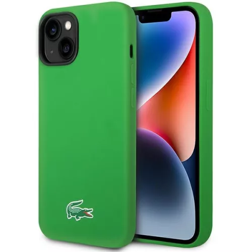 Lacoste LCHMP14SSLON iPhone 14 6.1" tok, zöld Silicone MagSafe