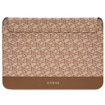   Guess laptop táska 14" GUCS14HGCFSEW brown Comp. Sleeve Gcube Stripes, barna