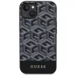 Guess GUHMP14SHGCFSEK iPhone 14 6.1" GCube Stripes MagSafe tok, fekete