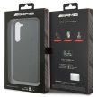 AMG Carbon Stripe&Embossed Samsung Galaxy S23 AMHCS23SBLSCA, hátlap, tok, fekete