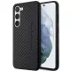 AMG Carbon Stripe&Embossed Samsung Galaxy S23 Plus AMHCS23MBLSCA, hátlap, tok, fekete