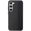 AMG Carbon Stripe&Embossed Samsung Galaxy S23 Plus AMHCS23MBLSCA, hátlap, tok, fekete