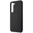 AMG Carbon Stripe&Embossed Samsung Galaxy S23 Plus AMHCS23MBLSCA, hátlap, tok, fekete
