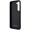 AMG Carbon Stripe&Embossed Samsung Galaxy S23 Plus AMHCS23MBLSCA, hátlap, tok, fekete