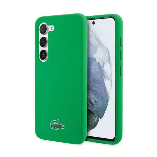 Lacoste LCHCS23SSLON Samsung Galaxy S23 hátlap, tok Silicone, zöld